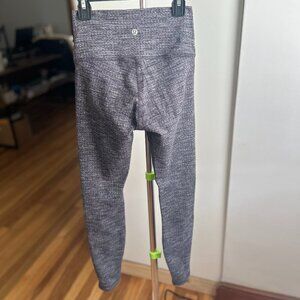 Lululemon Wunder Under Leggings‎ Size 4 - Heathered Black